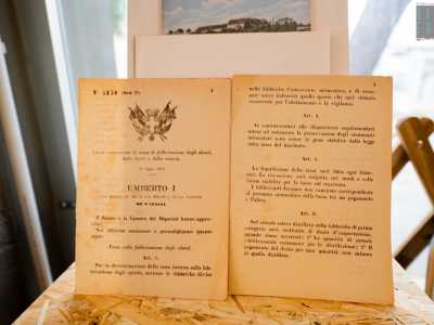 ...e l�editto di Umberto I sulla legislazione della birra datato 1879